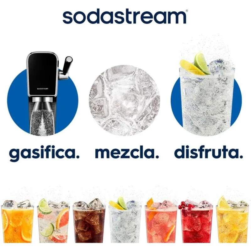 Gasificador de agua Art SodaStream - Agua con gas manual