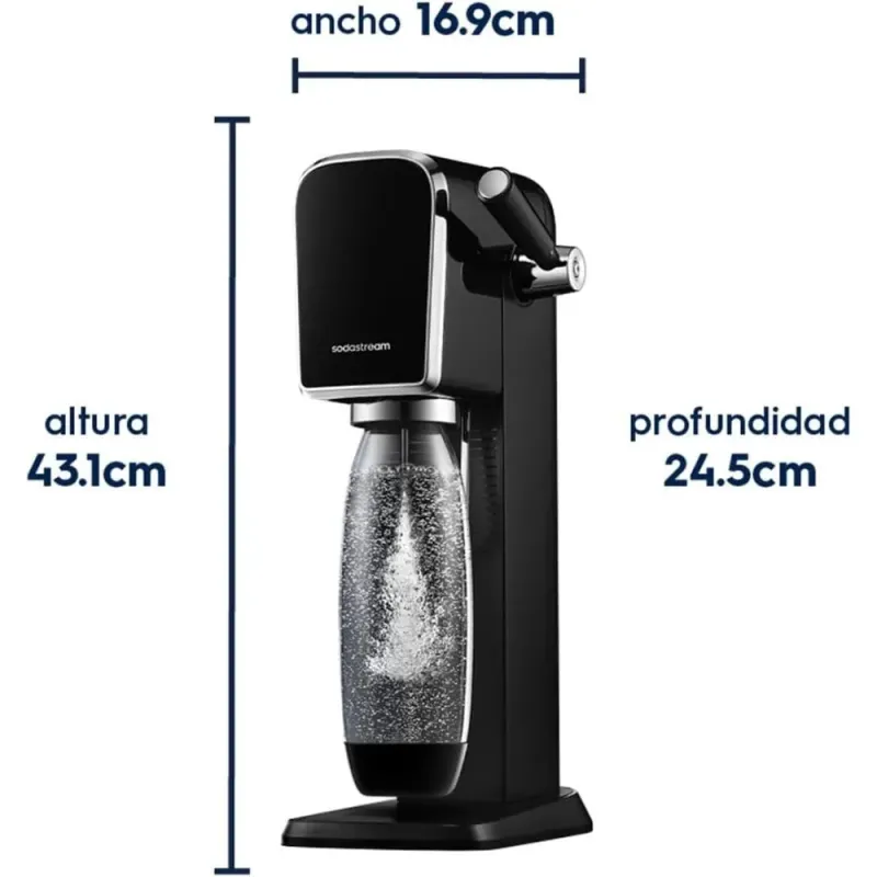 Gasificador de agua Art SodaStream - Agua con gas manual
