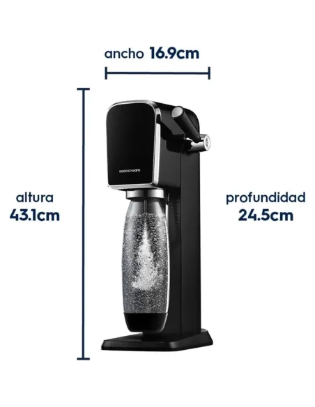 Gasificador de agua Art SodaStream - Agua con gas manual
