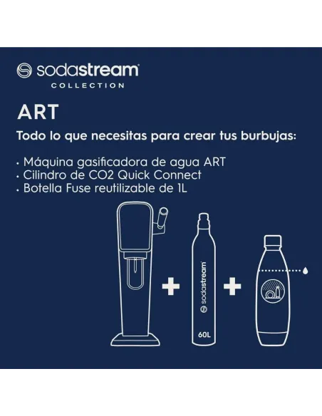 Gasificador de agua Art SodaStream - Agua con gas manual