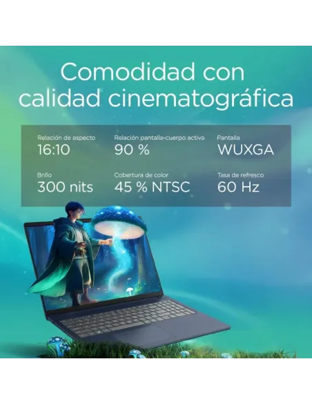 Lenovo IdeaPad Slim 5 Gen 10 Ordenador Portátil 16'' WUXGA Intel Core Ultra 9 185H 32GB RAM 1TB SSD Windows 11 Home Azul