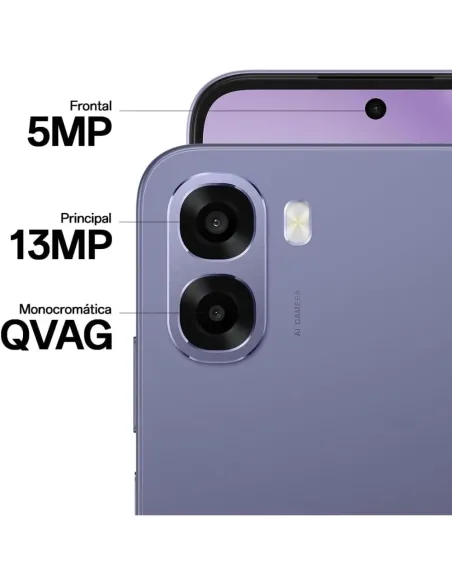 Oppo A6x 4G 4/128GB Púrpura - Snapdragon 685 y 6100mAh