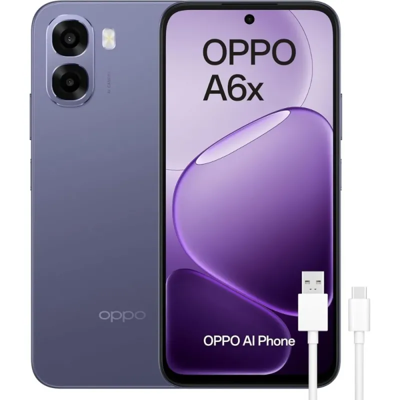 Oppo A6x 4G 4/128GB Púrpura - Snapdragon 685 y 6100mAh