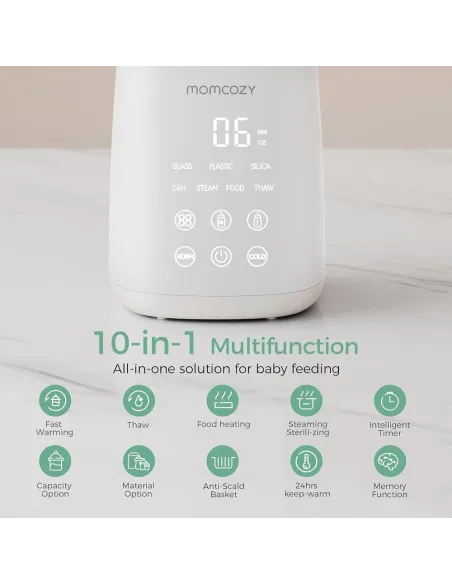 Momcozy Calienta Biberones Rápido