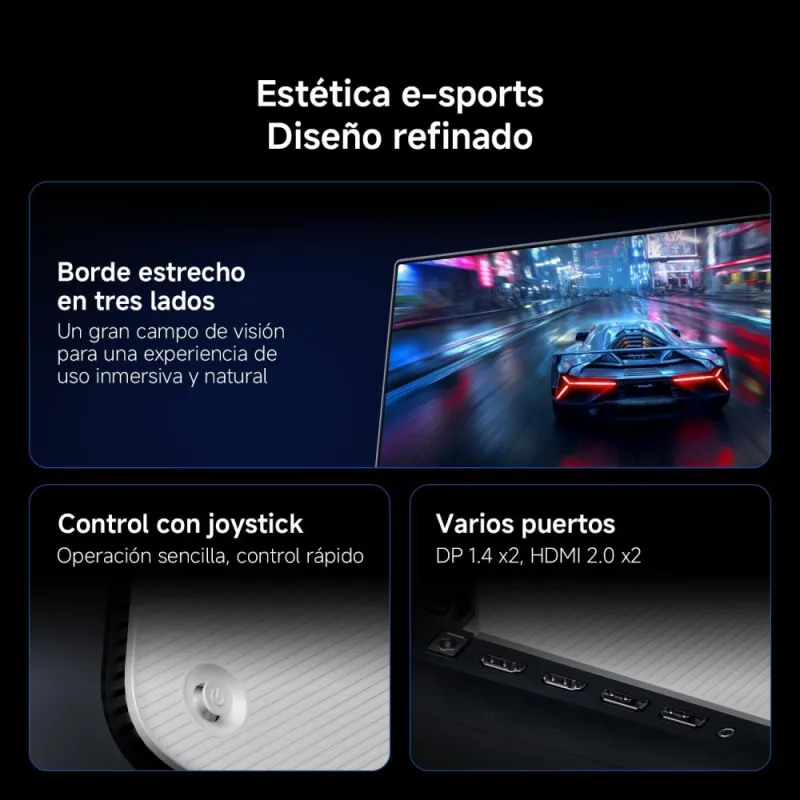 Xiaomi Monitor Gaming 2K 27 Pulgadas, 200Hz, 1ms GTG, HDR 400, P27QDB-RGGL