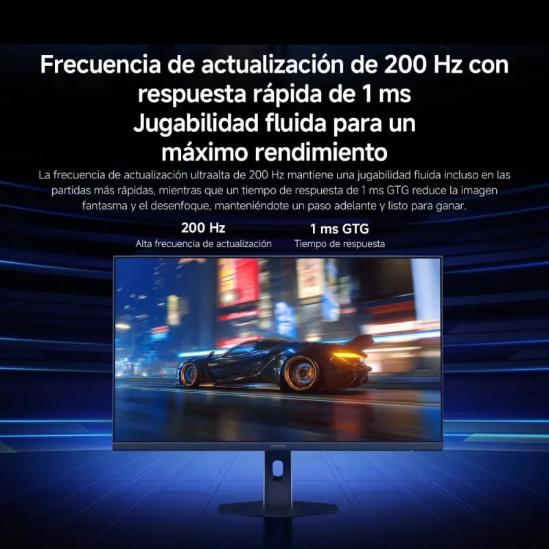 Xiaomi Monitor Gaming 2K 27 Pulgadas, 200Hz, 1ms GTG, HDR 400, P27QDB-RGGL