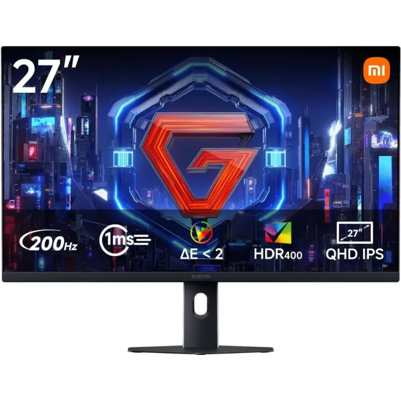 Xiaomi Monitor Gaming 2K 27 Pulgadas, 200Hz, 1ms GTG, HDR 400, P27QDB-RGGL