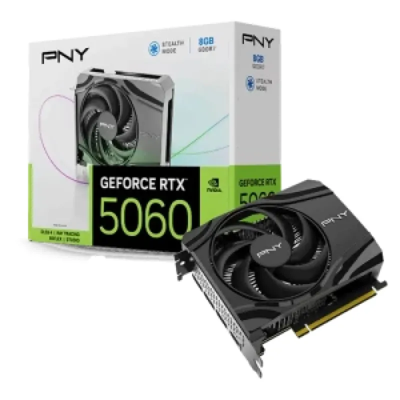 RTX 5060 8GB GDDR7 PCIe 5.0 DLSS 4 - Tarjeta Gráfica Compacta