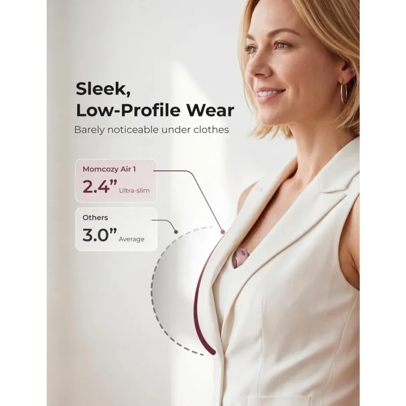 Momcozy Sacaleches Doble Portatil Air1 Unico