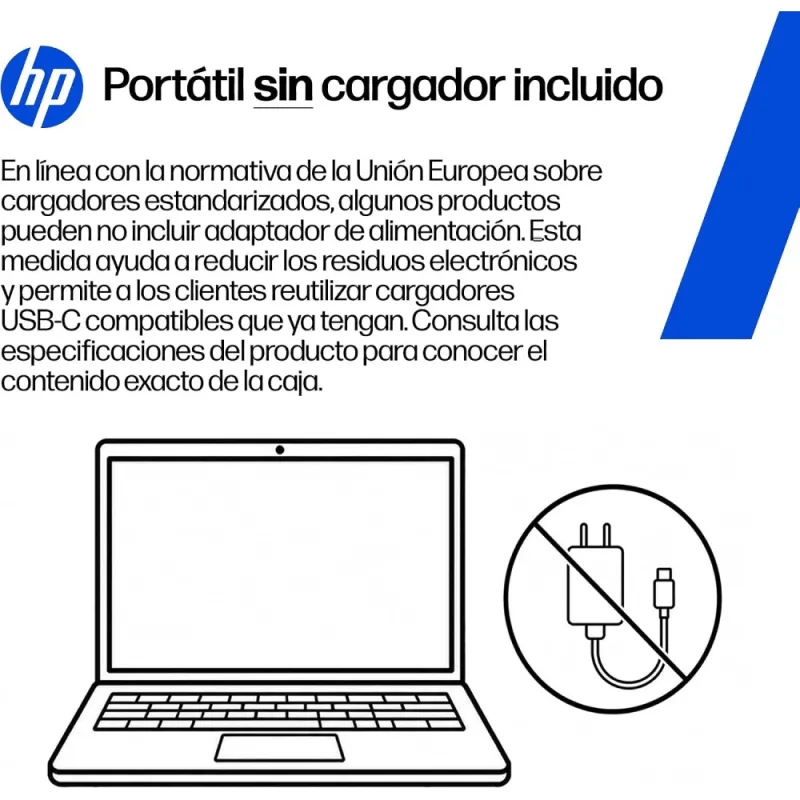 HP OmniBook 5 14-he0016ns Copilot+ PC Ordenador Portátil 14'' 2K Snapdragon X Plus 32GB RAM 1TB SSD Windows 11 Home