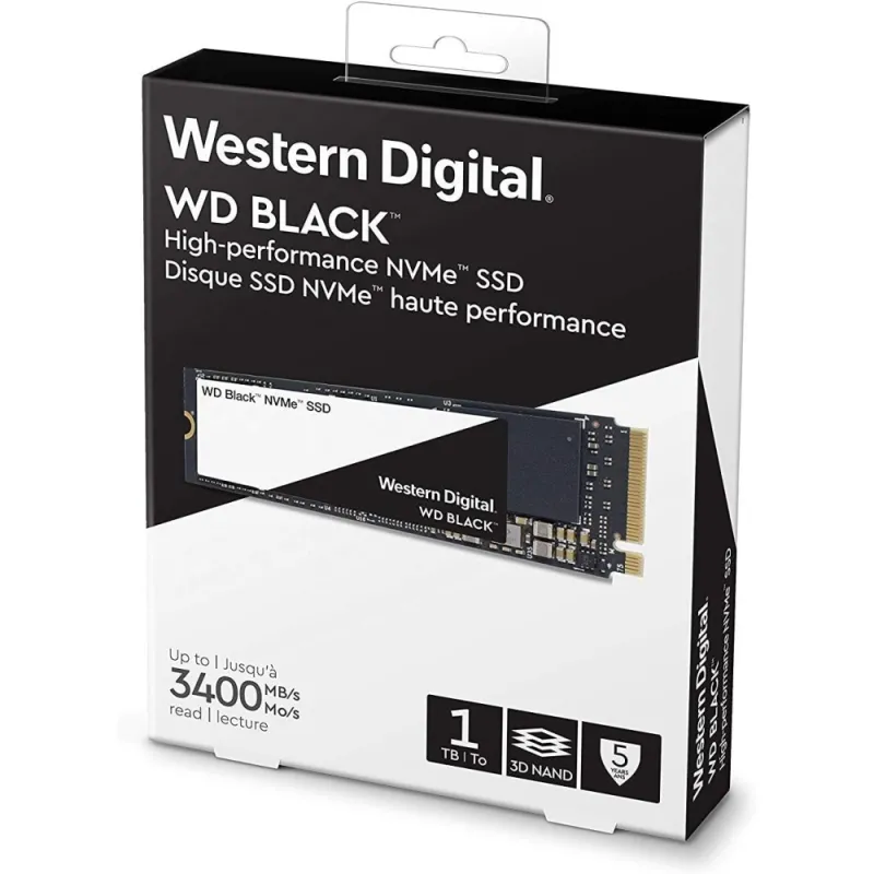 WD Black SN770 4TB SSD PCIe Gen4 5150MB/s | Gaming