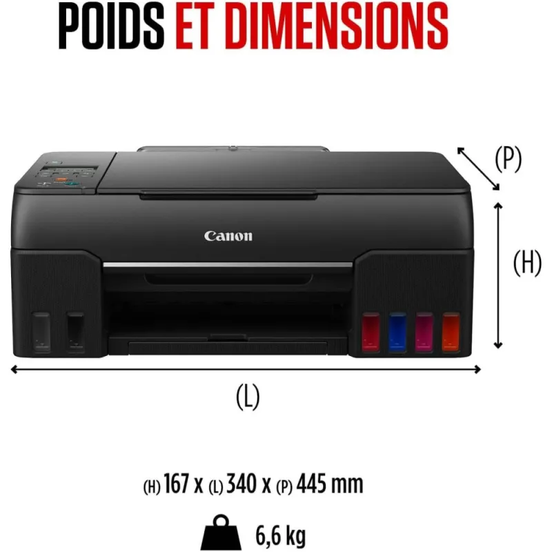 Canon Pixma G650 Megatank Impresora Fotográfica 3 en 1