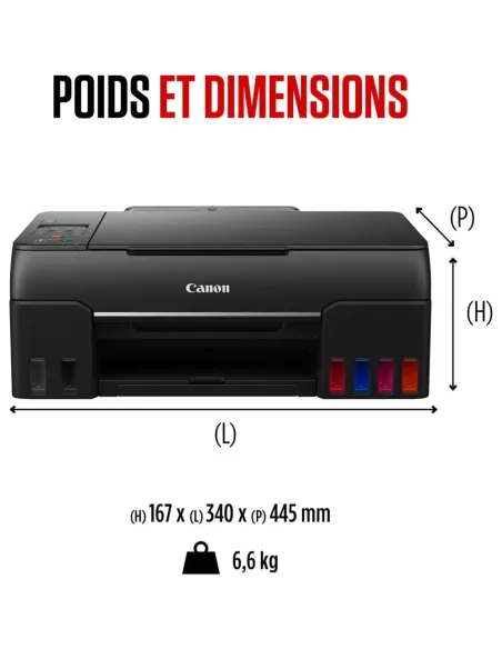 Canon Pixma G650 Megatank Impresora Fotográfica 3 en 1