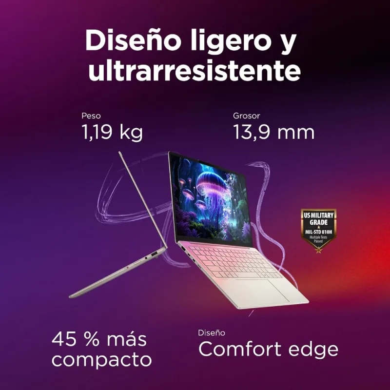 Lenovo Yoga Slim 7 14ILL10 Copilot PC Ordenador Portátil 14'' OLED Intel Core Ultra 7 32GB RAM 1TB SSD Windows 11 Home