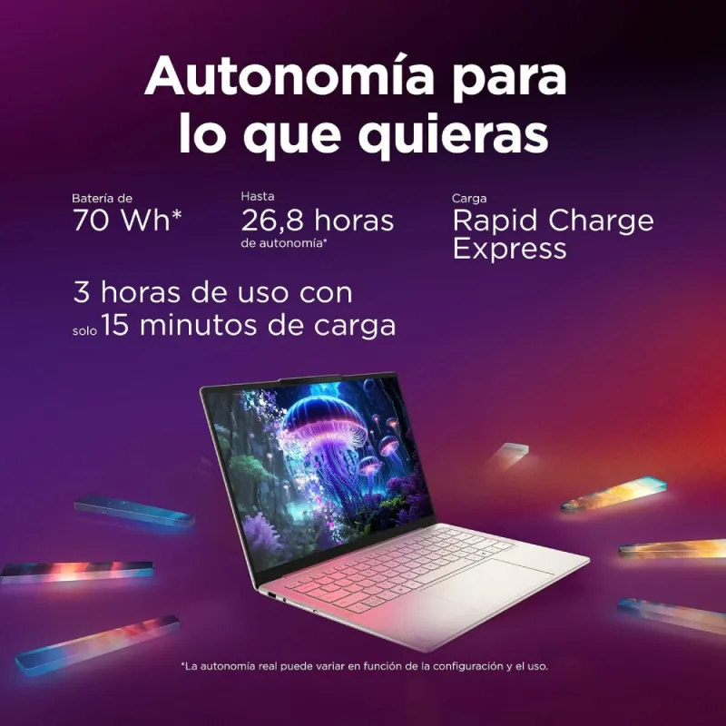 Lenovo Yoga Slim 7 14ILL10 Copilot PC Ordenador Portátil 14'' OLED Intel Core Ultra 7 32GB RAM 1TB SSD Windows 11 Home