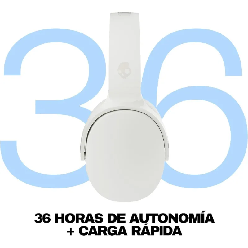 Skullcandy Hesh Evo Blancos | Auriculares Bluetooth 36h - TiendaCPU
