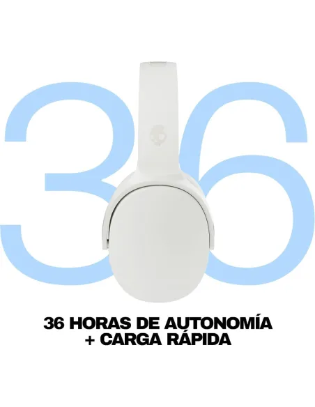Skullcandy Hesh Evo Blancos | Auriculares Bluetooth 36h - TiendaCPU