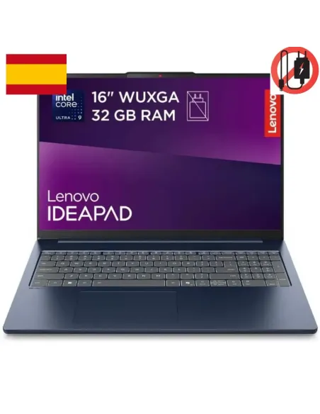 Lenovo IdeaPad Slim 5 Gen 10 Ordenador Portátil 16'' WUXGA Intel Core Ultra 9 185H 32GB RAM 1TB SSD Windows 11 Home Azul