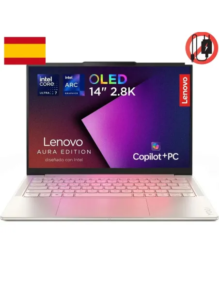Lenovo Yoga Slim 7 14ILL10 Copilot PC Ordenador Portátil 14'' OLED Intel Core Ultra 7 32GB RAM 1TB SSD Windows 11 Home