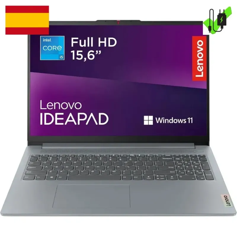 Lenovo IdeaPad Slim 3 15IRH8 Ordenador Portátil 15,6'' Full HD Intel Core i5 16GB RAM 512GB SSD Windows 11 Home