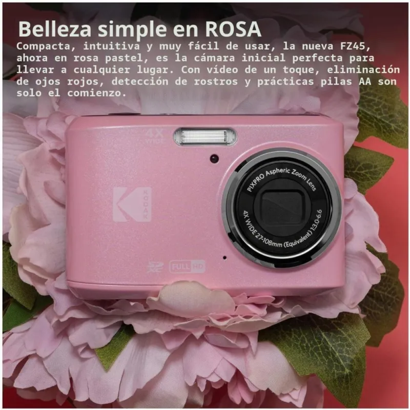 CÁMARA KODAK FZ45PK ROSA