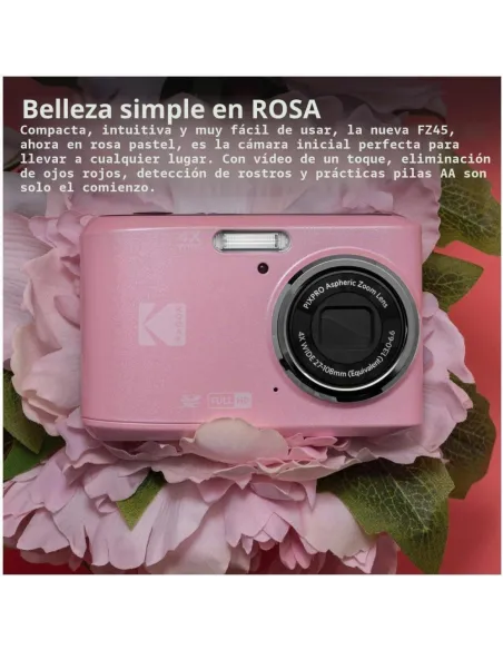CÁMARA KODAK FZ45PK ROSA