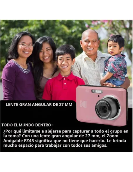 CÁMARA KODAK FZ45PK ROSA