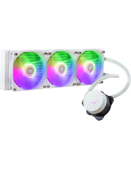 Cooler Master MasterLiquid 360 Core II Refrigeración Líquida CPU AIO 360mm ARGB TDP 280W Multisocket Blanco