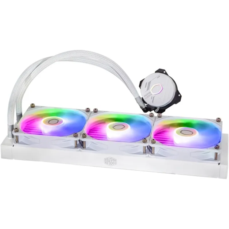 Cooler Master MasterLiquid 360 Core II Refrigeración Líquida CPU AIO 360mm ARGB TDP 280W Multisocket Blanco