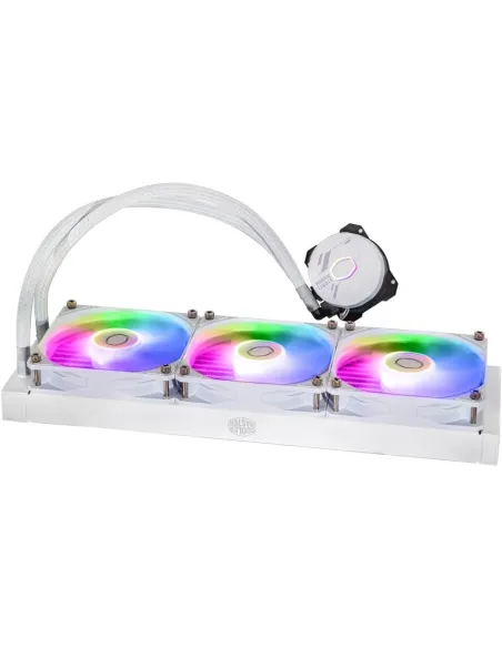 Cooler Master MasterLiquid 360 Core II Refrigeración Líquida CPU AIO 360mm ARGB TDP 280W Multisocket Blanco