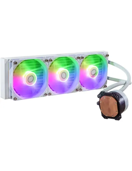 Cooler Master MasterLiquid 360 Core II Refrigeración Líquida CPU AIO 360mm ARGB TDP 280W Multisocket Blanco