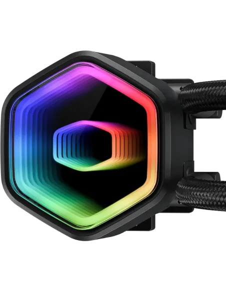 Cooler Master MasterLiquid 360 Core II Refrigeración Líquida CPU AIO 360mm ARGB Espejo Infinito Multisocket Negro