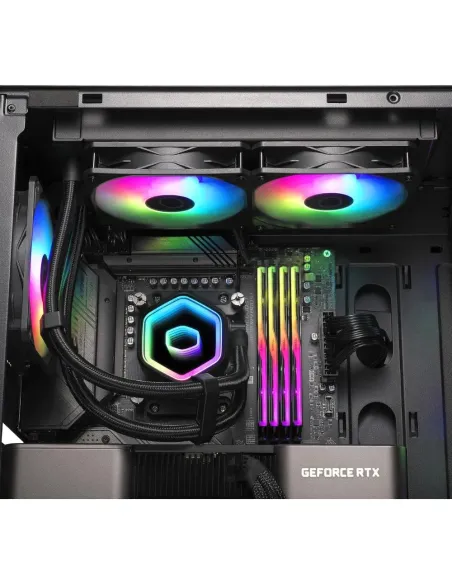 Cooler Master MasterLiquid 360 Core II Refrigeración Líquida CPU AIO 360mm ARGB Espejo Infinito Multisocket Negro