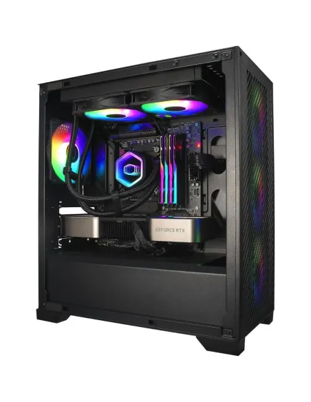 Cooler Master MasterLiquid 360 Core II Refrigeración Líquida CPU AIO 360mm ARGB Espejo Infinito Multisocket Negro