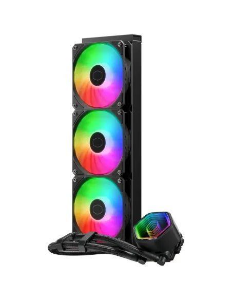 Cooler Master MasterLiquid 360 Core II Refrigeración Líquida CPU AIO 360mm ARGB Espejo Infinito Multisocket Negro