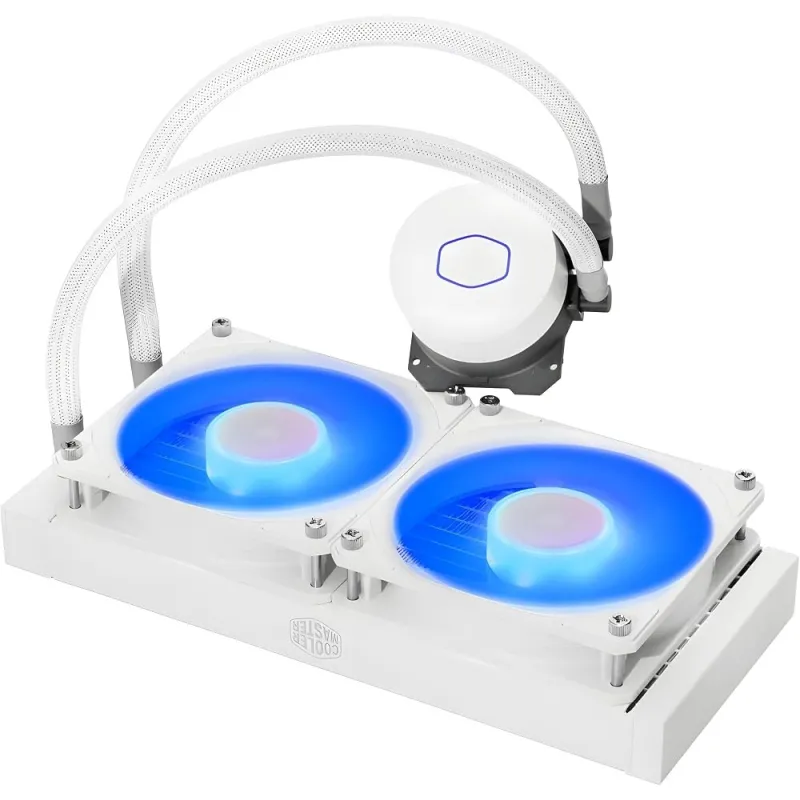 Cooler Master MasterLiquid 240 Core II Refrigeración Líquida CPU AIO 240mm ARGB TDP 270W Multisocket Blanco