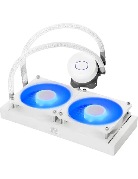 Cooler Master MasterLiquid 240 Core II Refrigeración Líquida CPU AIO 240mm ARGB TDP 270W Multisocket Blanco