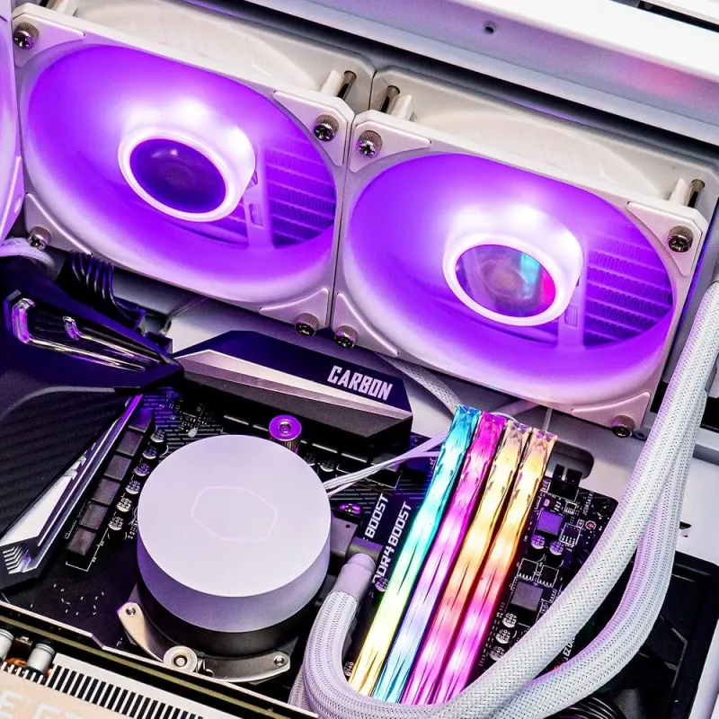 Cooler Master MasterLiquid 240 Core II Refrigeración Líquida CPU AIO 240mm ARGB TDP 270W Multisocket Blanco