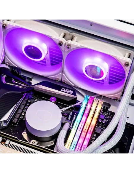 Cooler Master MasterLiquid 240 Core II Refrigeración Líquida CPU AIO 240mm ARGB TDP 270W Multisocket Blanco