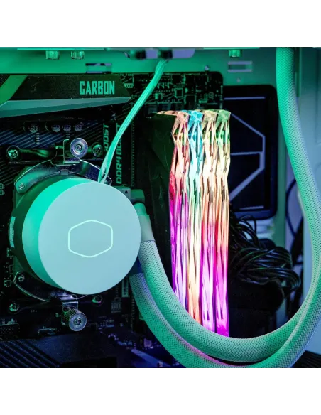 Cooler Master MasterLiquid 240 Core II Refrigeración Líquida CPU AIO 240mm ARGB TDP 270W Multisocket Blanco