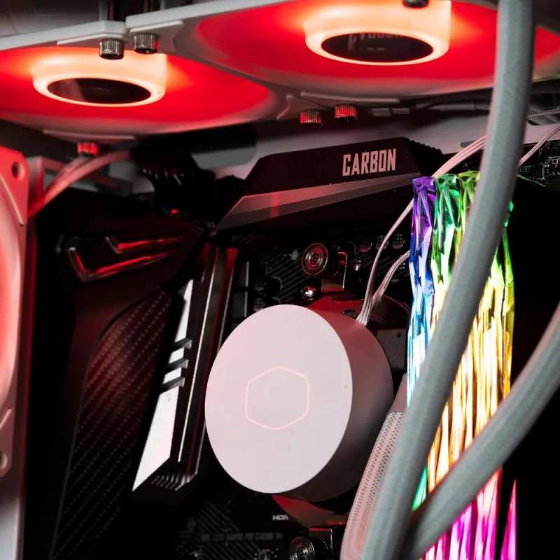 Cooler Master MasterLiquid 240 Core II Refrigeración Líquida CPU AIO 240mm ARGB TDP 270W Multisocket Blanco
