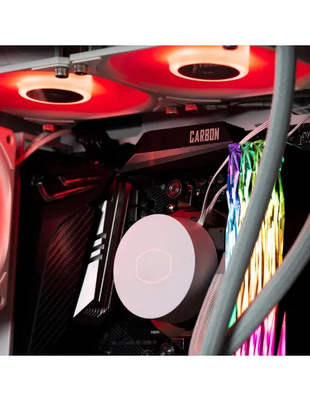Cooler Master MasterLiquid 240 Core II Refrigeración Líquida CPU AIO 240mm ARGB TDP 270W Multisocket Blanco