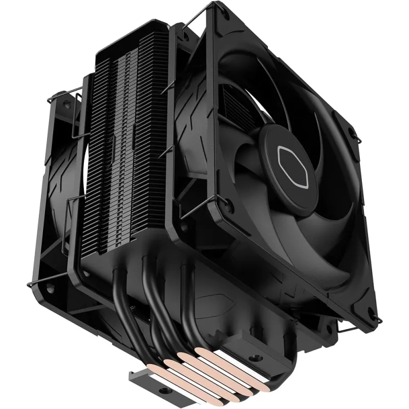 Cooler Master Hyper 612 APEX Disipador CPU Torre 6 Tubos Calor Doble Ventilador 120mm Multisocket Negro
