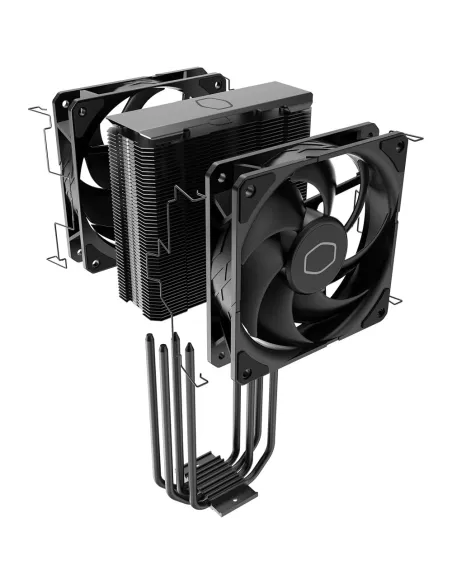Cooler Master Hyper 612 APEX Disipador CPU Torre 6 Tubos Calor Doble Ventilador 120mm Multisocket Negro