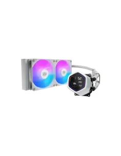 Cooler Master MasterLiquid Core Nex Digital 240 CPU-Wasserkühlung AIO 240mm ARGB LED-Display 2,1'' Multisockel Weiß