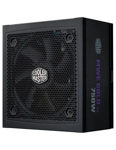 Cooler Master MWE V3 750W Fuente de Alimentación 80 Plus Gold ATX 3.1 12V-2x6 PFC Activo No Modular