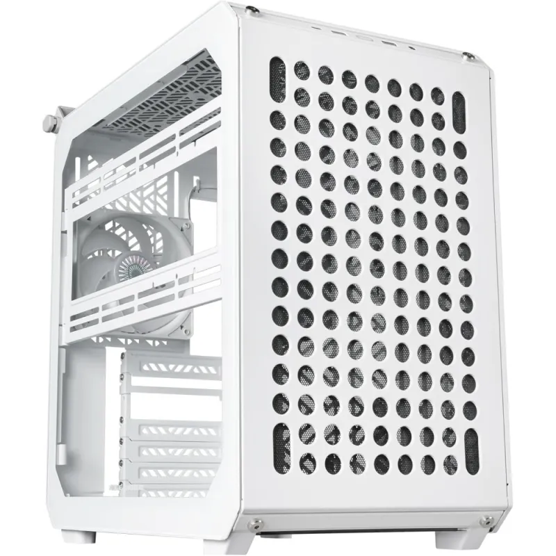 Cooler Master Qube 500 Caja Semitorre ATX Micro-ATX Mini-ITX Ventana Lateral USB-C 2x USB-A Gestión Cables Blanco