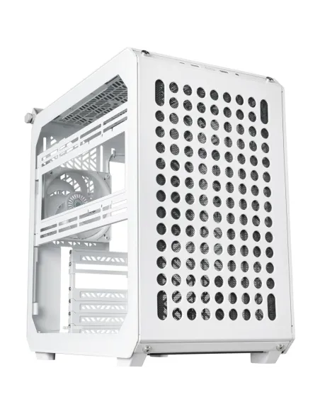 Cooler Master Qube 500 Caja Semitorre ATX Micro-ATX Mini-ITX Ventana Lateral USB-C 2x USB-A Gestión Cables Blanco
