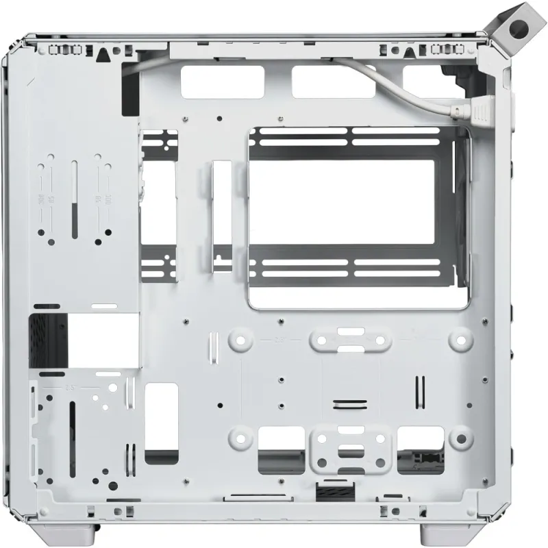 Cooler Master Qube 500 PC-Gehäuse Midi-Tower ATX Micro-ATX Mini-ITX Seitenfenster USB-C 2x USB-A Kabelmanagement Weiß