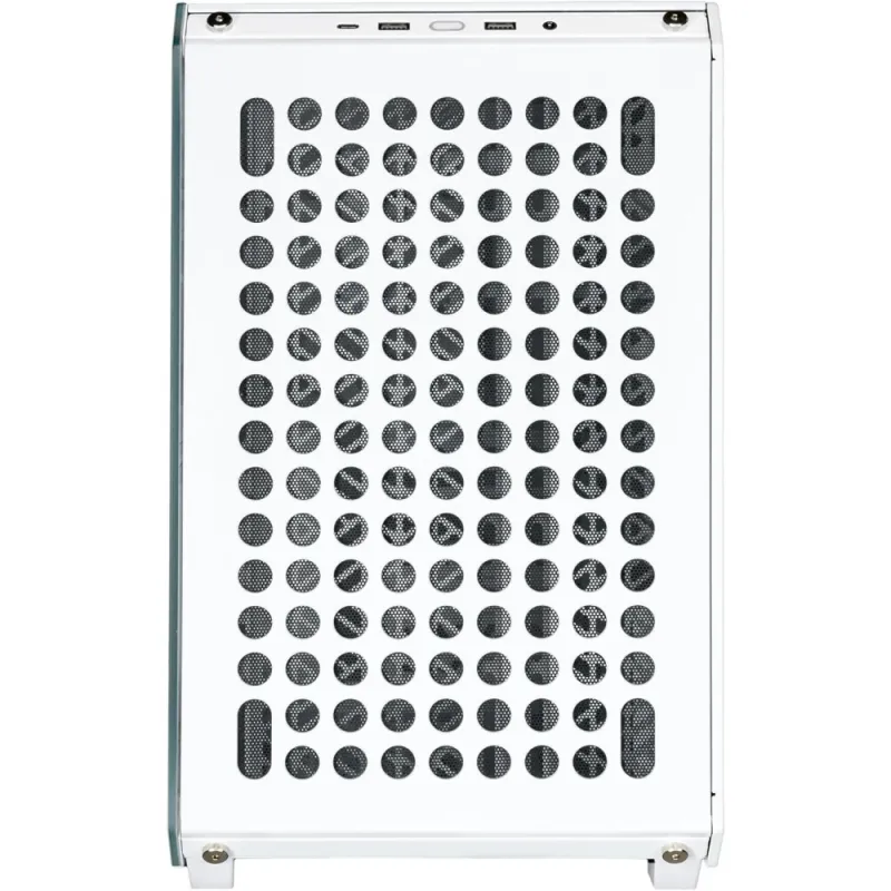 Cooler Master Qube 500 PC-Gehäuse Midi-Tower ATX Micro-ATX Mini-ITX Seitenfenster USB-C 2x USB-A Kabelmanagement Weiß